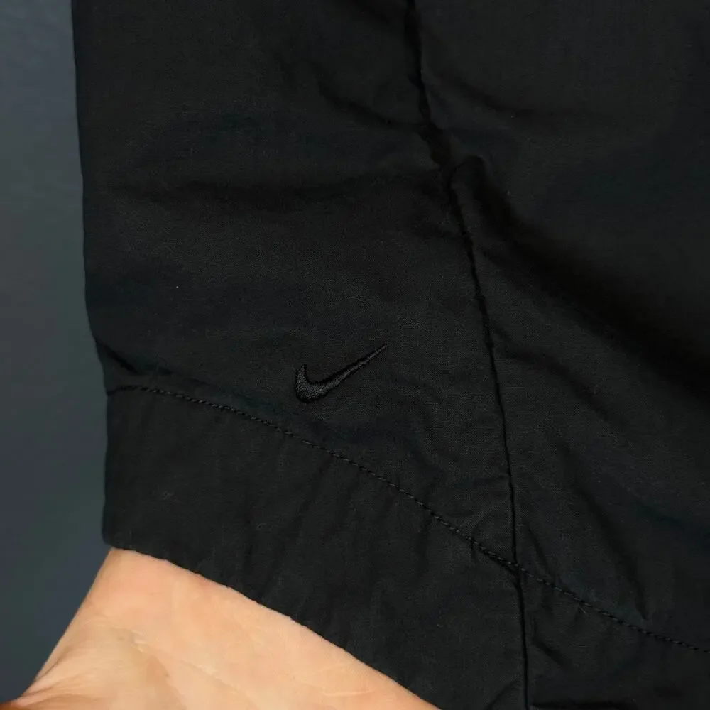Nike esc S men’s black long sleeve button up cargo oversized shirt outdoor